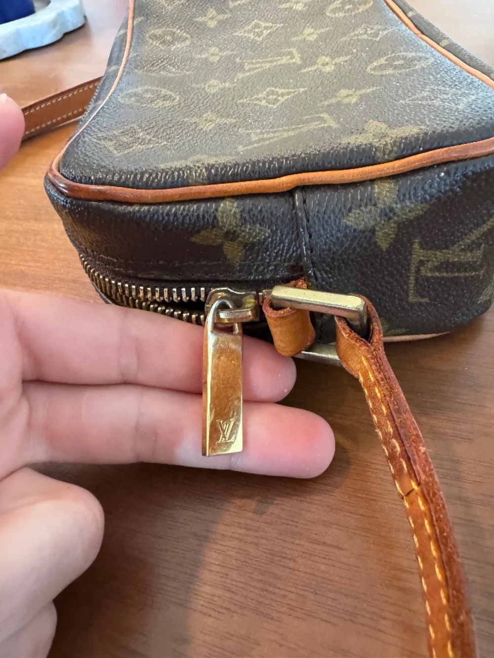 Authentic Louis Vuitton Monogram Pochette Cité Shoulder Bag